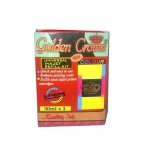 Golden Crown Inkjet Refill Kit -Colour
