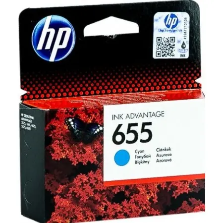 HP Ink Cartridge 655 - Cyan