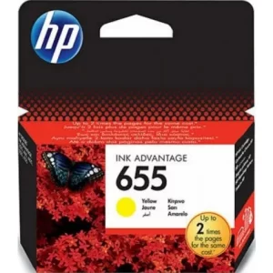 HP 655 YELLOW INK CARTRIDGE