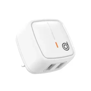 Cheetah 1 Dual USB-A Ports Charger Head Only (12W) White