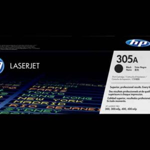 HP 305A Black Original LaserJet Toner Cartridge (CE410A)